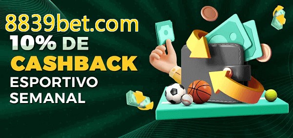 10% de bônus de cashback na 8839bet.com