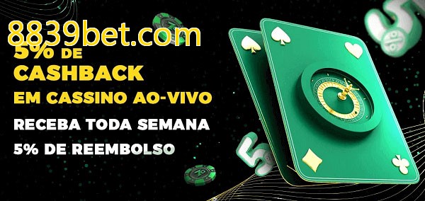 Promoções do cassino ao Vivo 8839bet.com